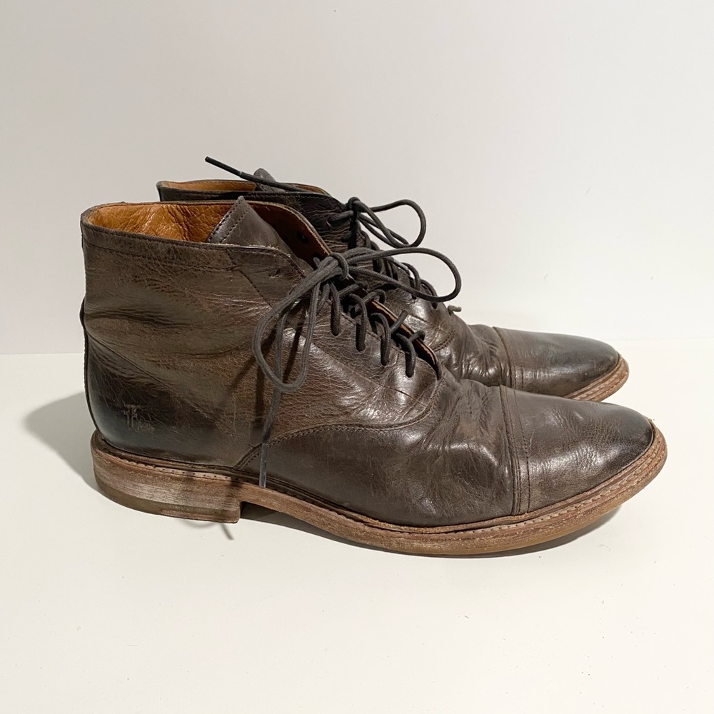 Frye Men’s Paul‎ Lace Up Bootie Casual Dress Shoe 340043 Size 8.5